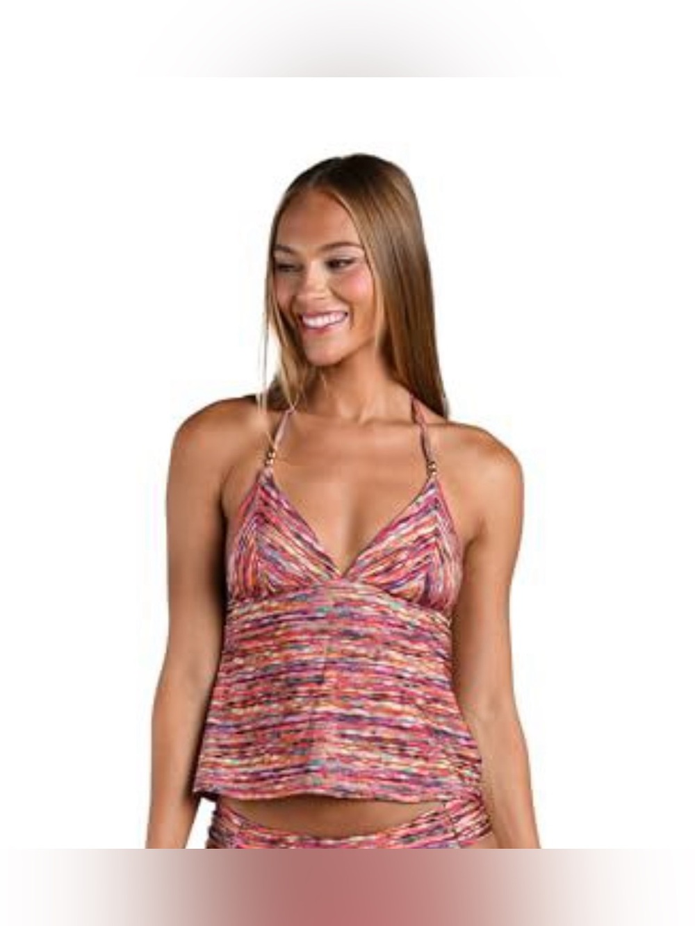 Sunshine ‘79 Shimmer Ripple Midkini Swim Top